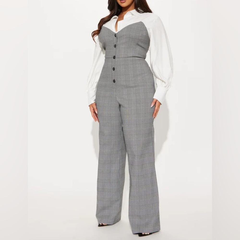 Button Down Women’s Jumpsuit